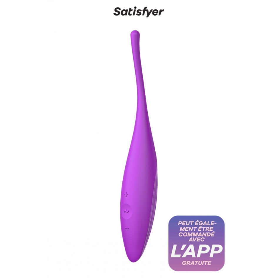 Stimulateur connecté Twirling Joy fuchsia - Satisfyer