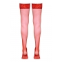 Bas autofixants rouge - Cotelli Legwear