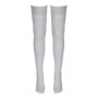 Bas autofixants blanc - Cotelli Legwear